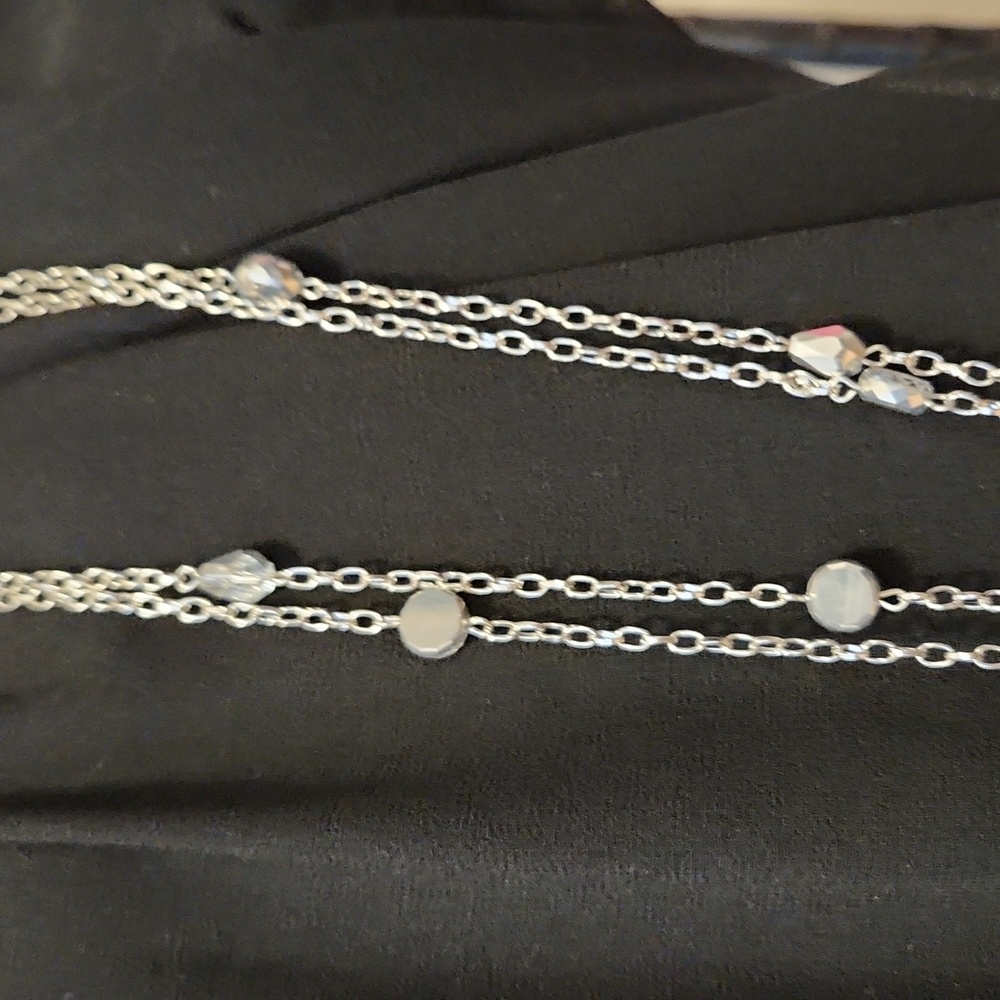 Paparazzi Silver Bead Lanyard